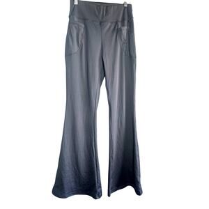 Unbranded Gray Yoga Leggings w/ Pockets NWOT | Large High Waist Stretch Pants
